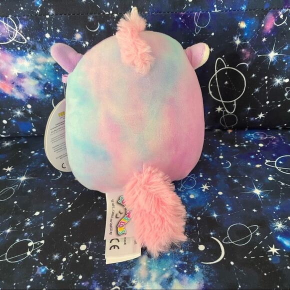 Squishmallows 5” Aurora the Unicorn Stuffed Animal Plush Pink Blue Purple - Picture 2 of 3